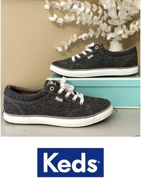 Like New! KEDS Dream Foam Memory Charcoal Tennis Sneaker Shoe Size 5.5 WF63954